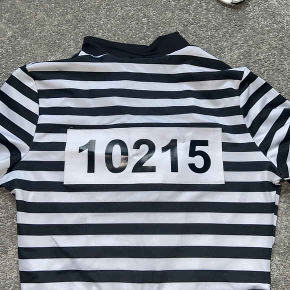 Adult guilt inmate prisoner women costume - Picture 4 of 8